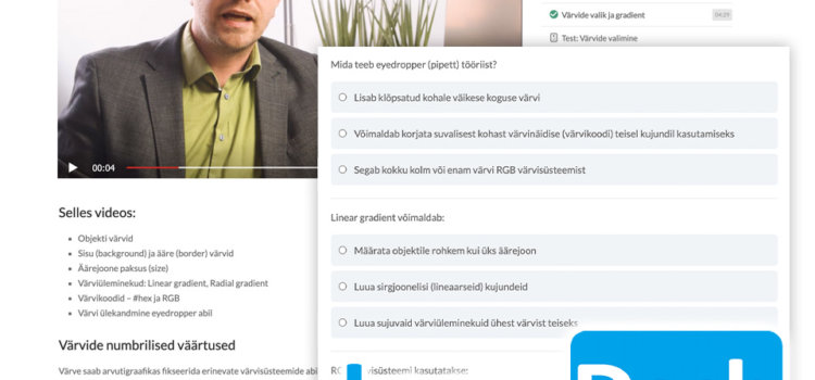 E-kursuste loomine ja müük